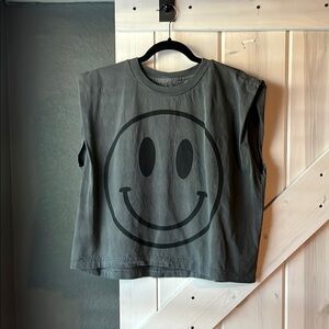 Dressed in Lala The World Needs Your Magic gray muscle tee -NWOT!